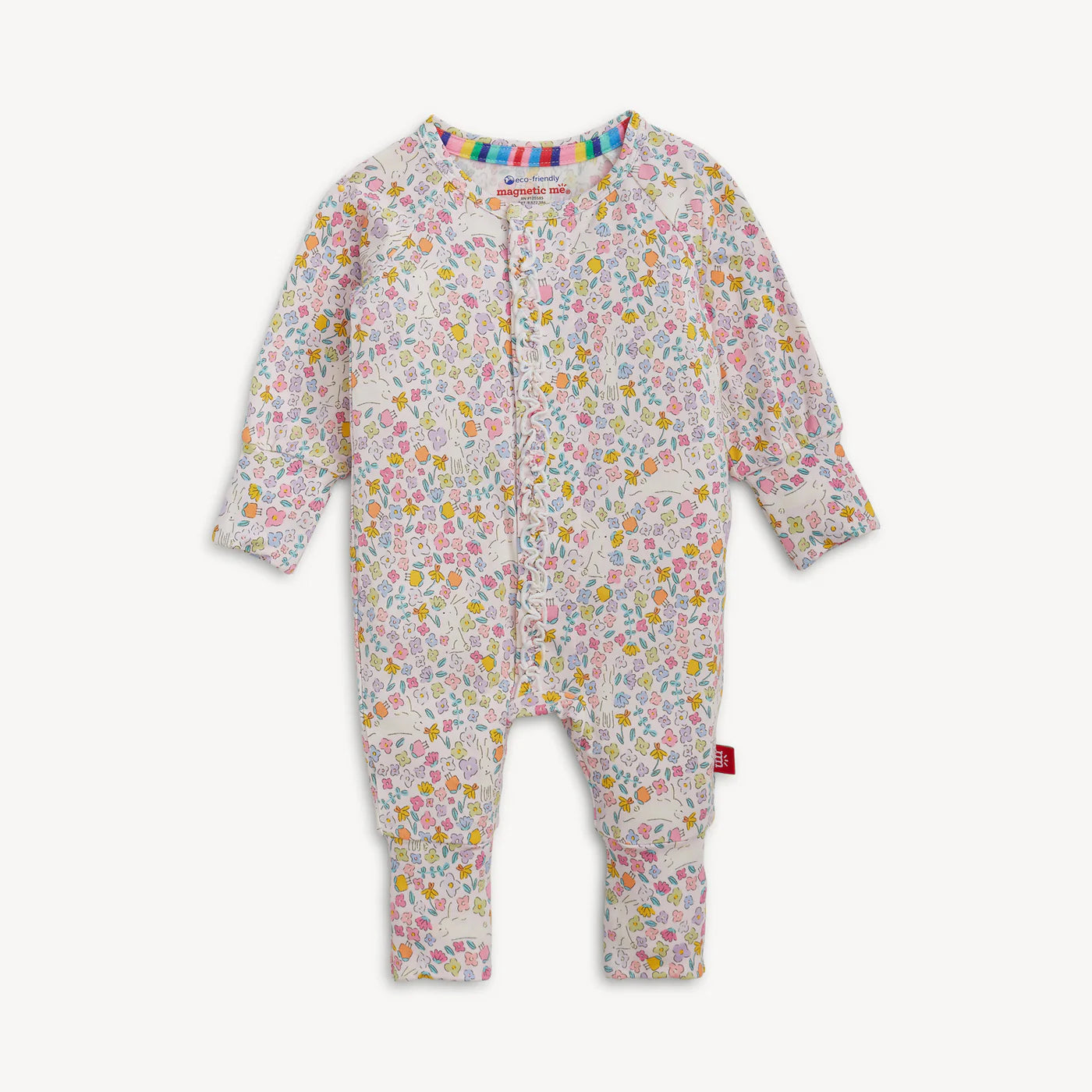 Honey Blossom Modal Magnetic Conv. Coverall Ruffle