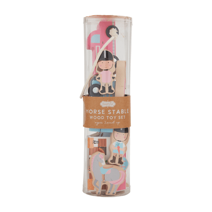 Wooden Toy Tube, Horse