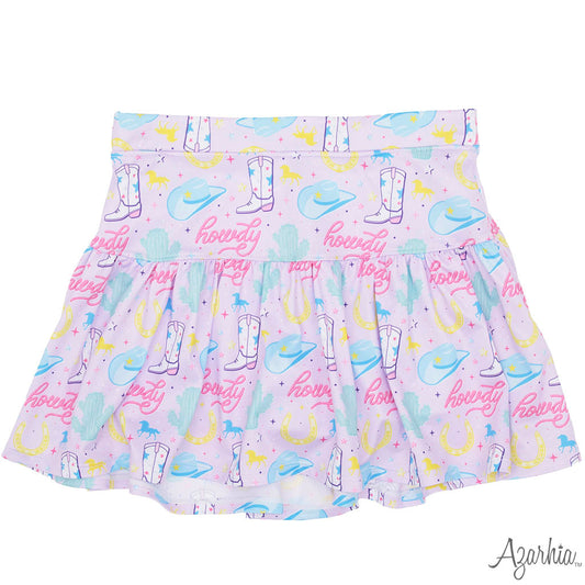 Rodeo Howdy Gathered Skort