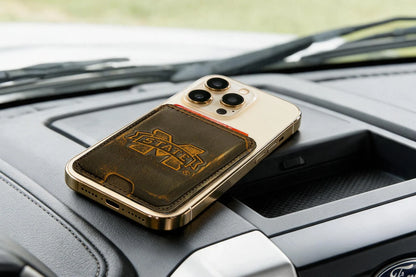 Magnetic Phone Wallet, Leather MS State
