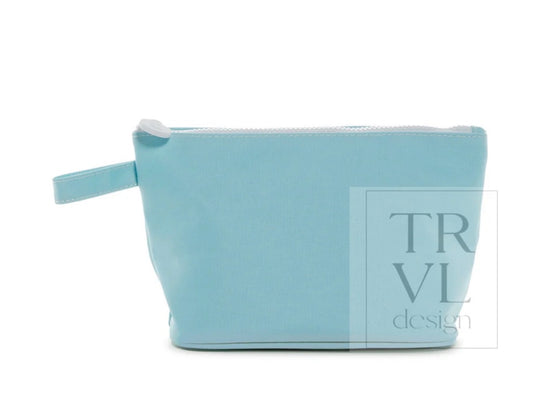 Coated Canvas Skipper Bag, Lake Blue
