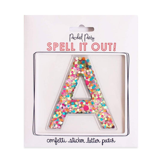 Stick Confetti Letters