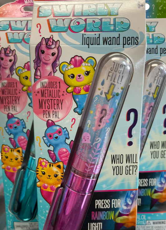 Swirly World Liquid Wand Pens