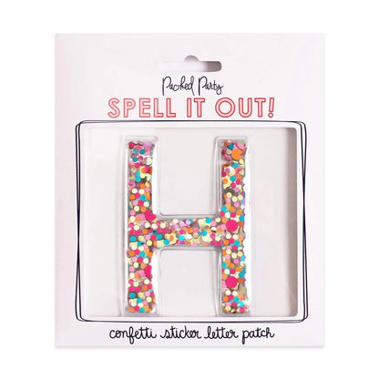 Stick Confetti Letters