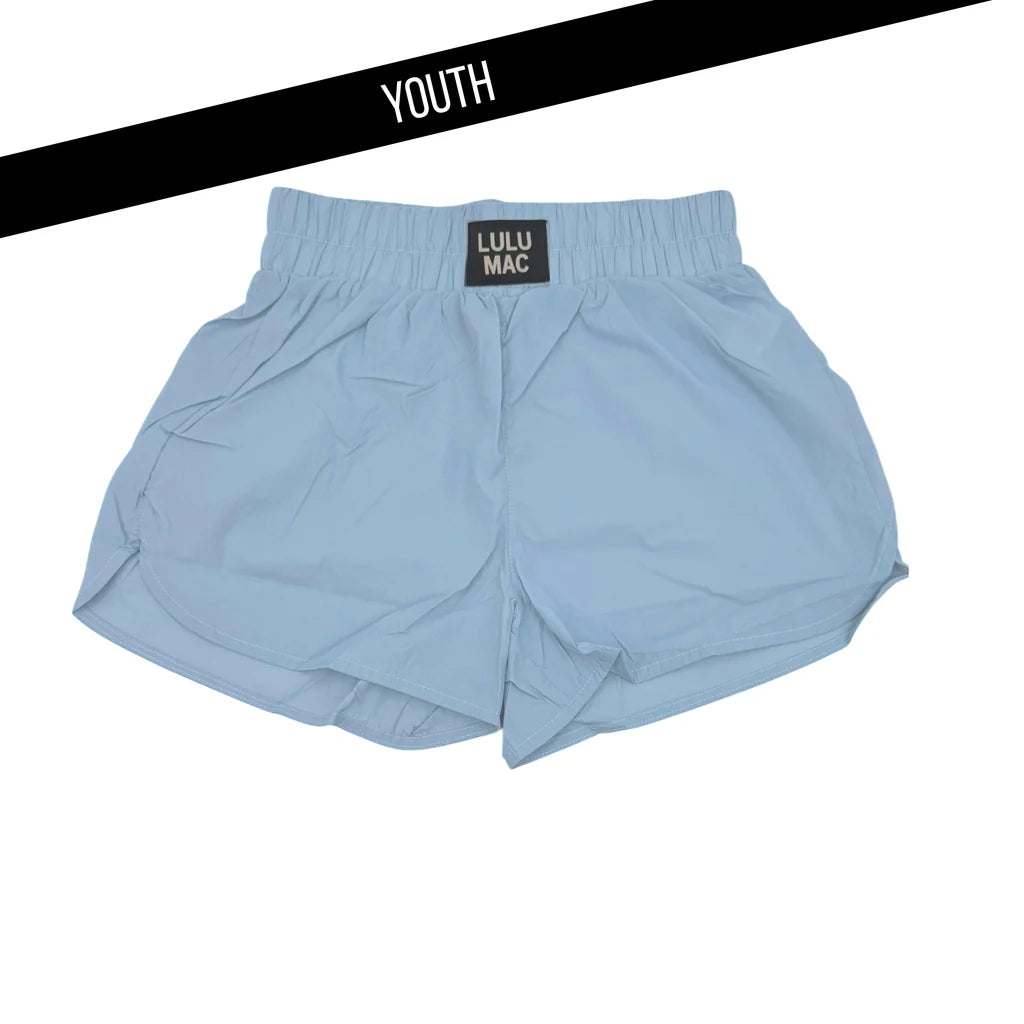 Kids LULU MAC Youth Short, Light Blue