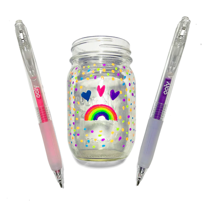 Jelly Gloss: Neon Multi-Surface Deco Gel Pens (Set of 6)