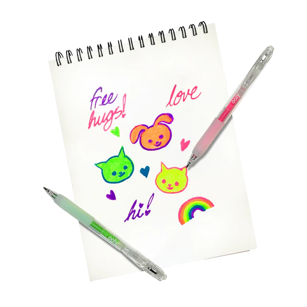 Jelly Gloss: Neon Multi-Surface Deco Gel Pens (Set of 6)