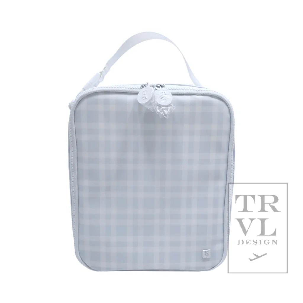 Blue Pimlico Plaid Lunch Bag