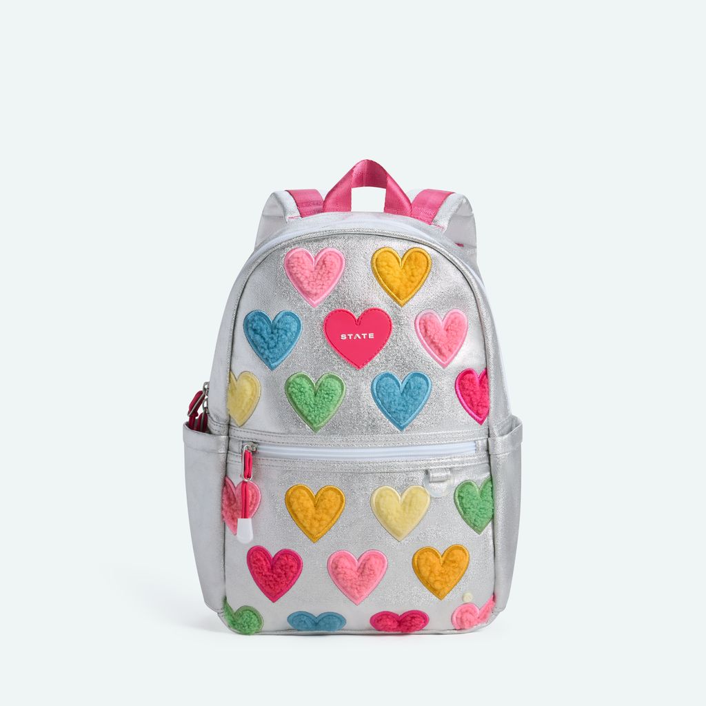 Kane Mini Backpack, Happy Fuzzy Hearts