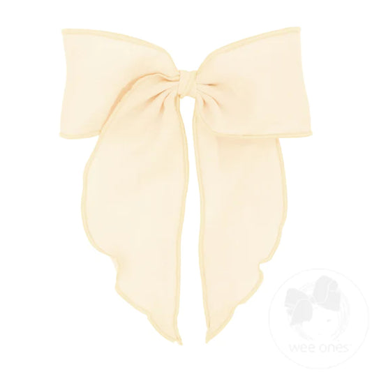 King Cotton Gauze Bowtie w/Whimsy Tail (Mult Colors)