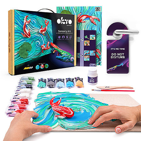 3D Clay Painting Kit, Koi Fish