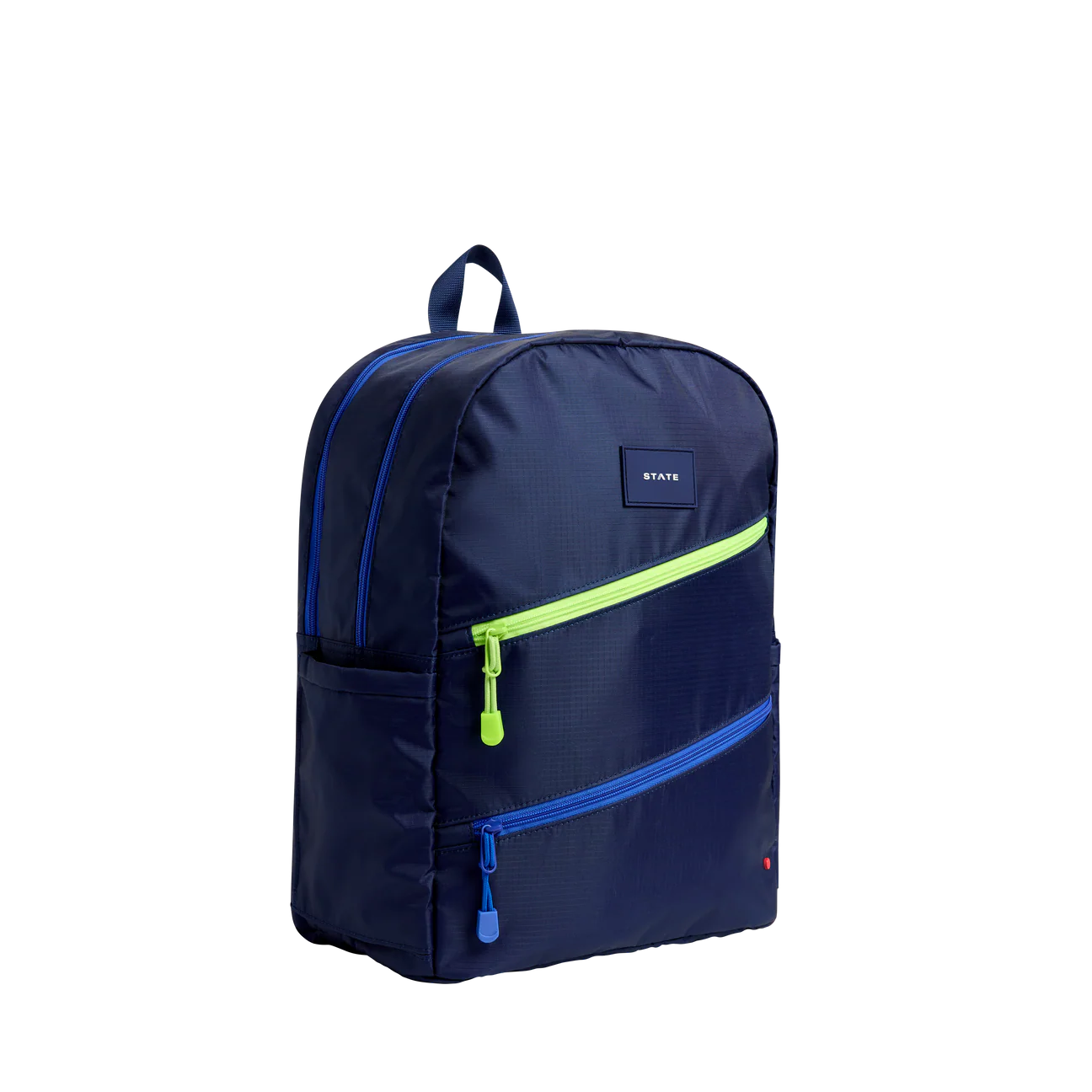Kane Double Pocket Large Backpack, Ripstop Diagonal Zipper