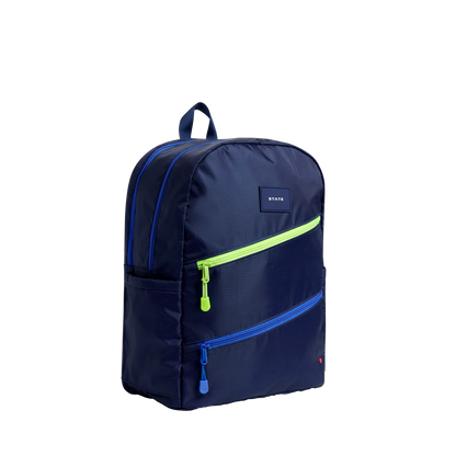 Kane Double Pocket Large Backpack, Ripstop Diagonal Zipper