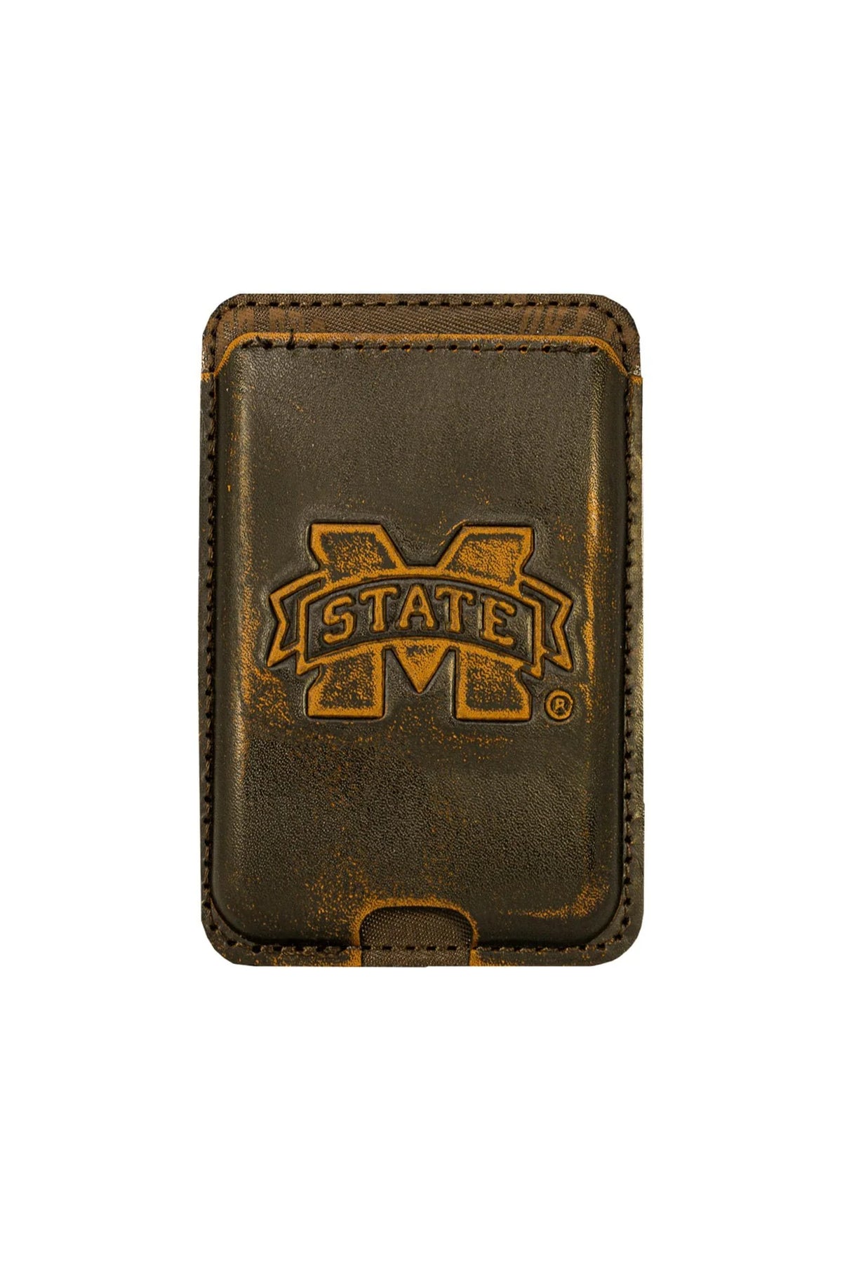 Magnetic Phone Wallet, Leather MS State
