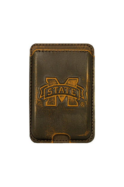 Magnetic Phone Wallet, Leather MS State