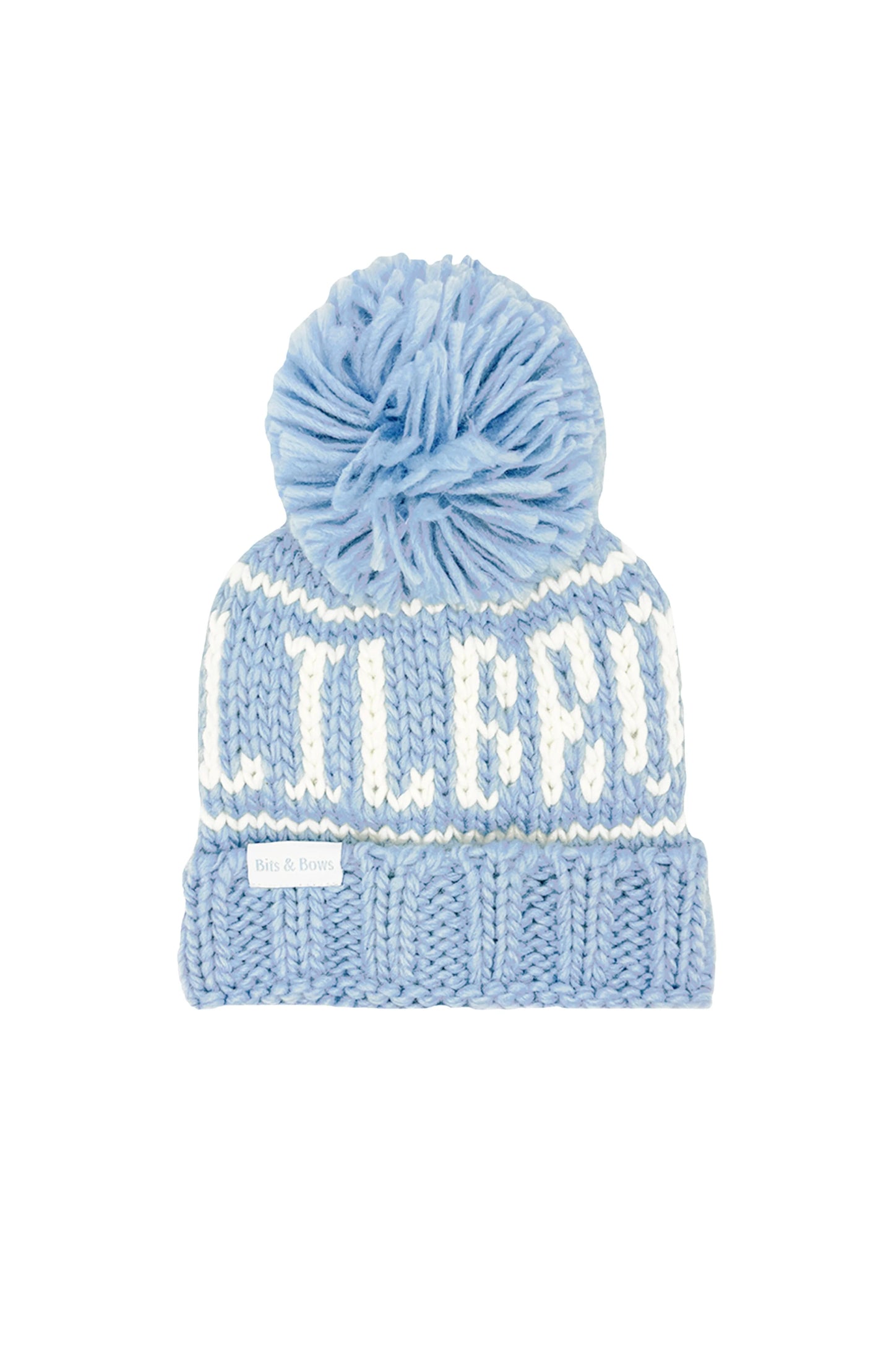 Lil Bro Bobble Hat, Baby Blue (2 sizes)