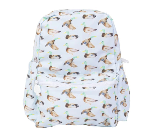 Apple of My Isla Large Backpack, Mallards