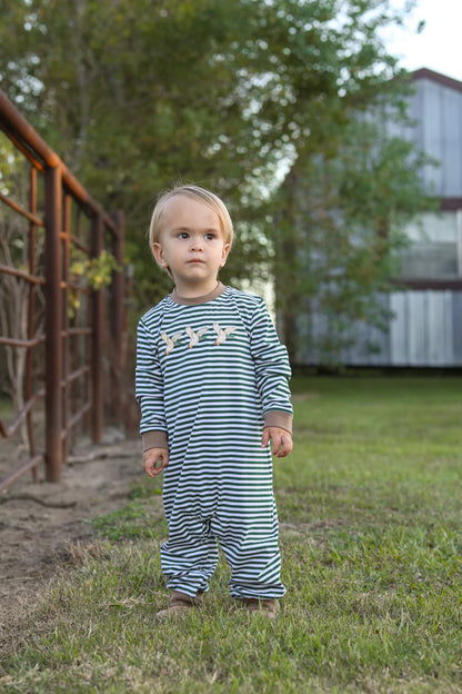 Mallard Striped Romper