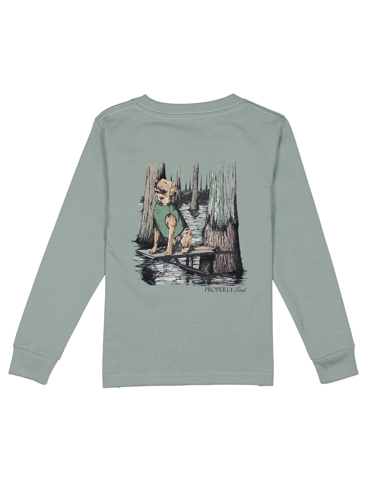 Boys Retrieval Ready LS Tee, Fog