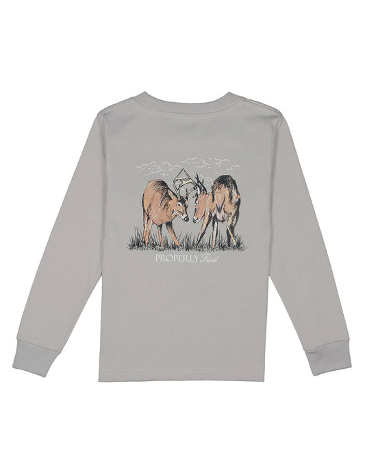 Boys Trophy Season LS Tshirt, Ice Grey
