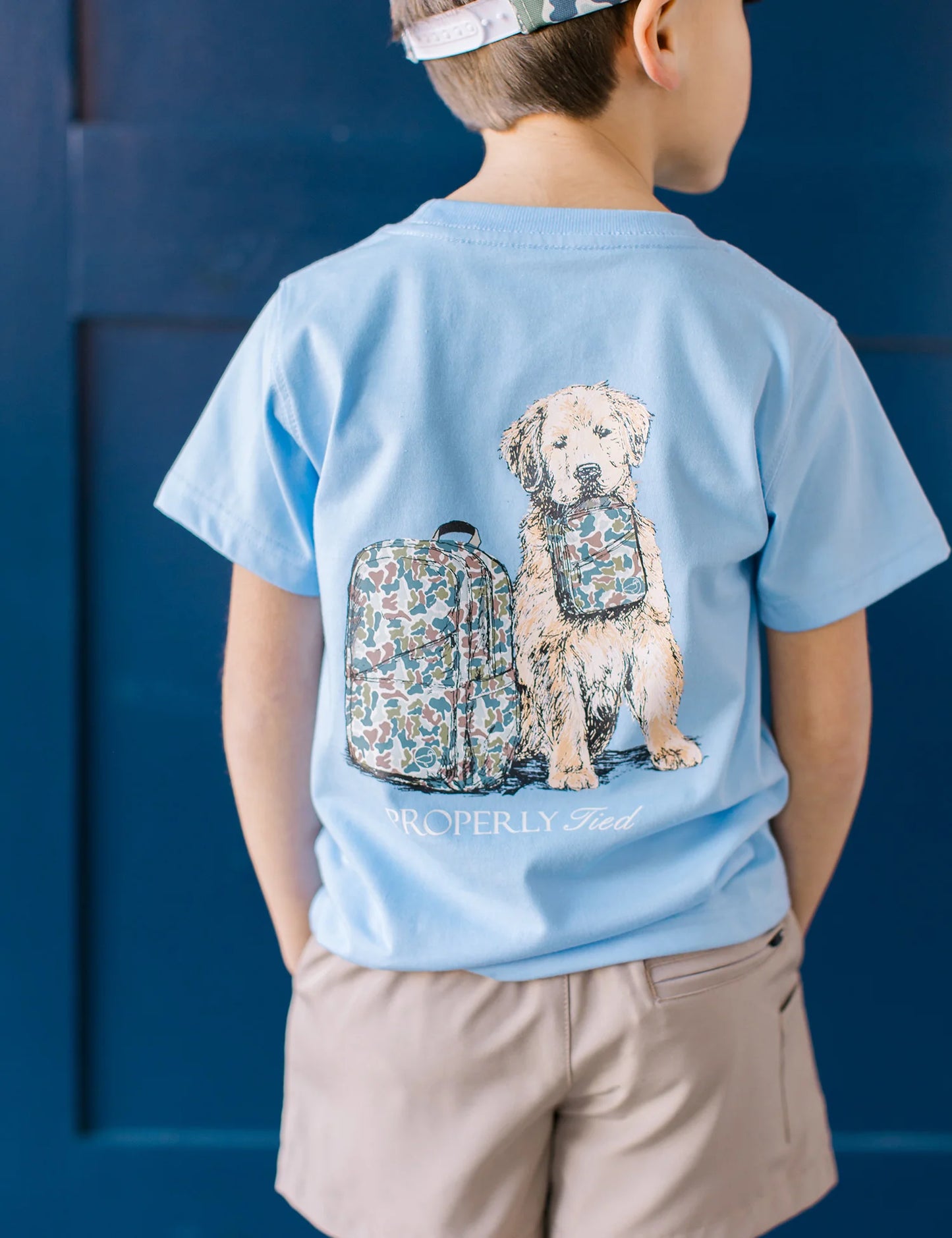 Boys Study Buddy SS, Light Blue