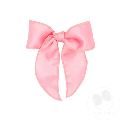 Med Satin Bowtie w/Whimsy Tails (Mult Colors)