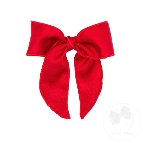 Med Satin Bowtie w/Whimsy Tails (Mult Colors)