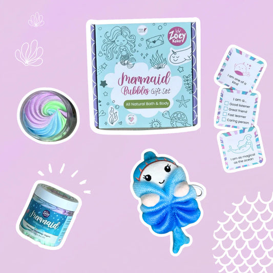 Mermaid Bubbles All Natural Bath & Body Gift Set