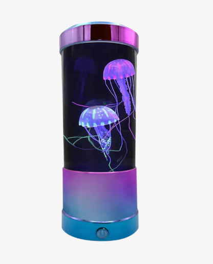 Mini Metallic Jelly Fish Lamp w/LED lights