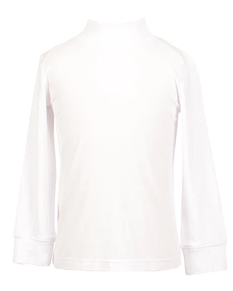 Molly Mock Collar Shirt, White