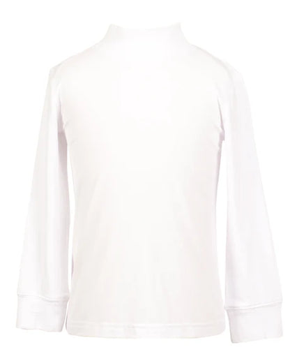 Molly Mock Collar Shirt, White