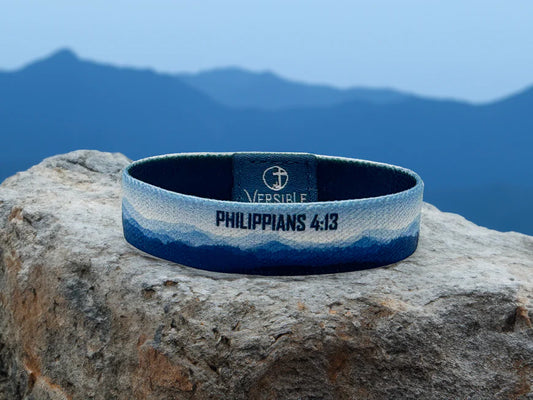 Versible Christian Wristband, Mountain Horizon