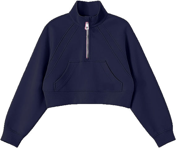Skuba 1/4 Zip Cropped Sweatshirt (Multiple colors)
