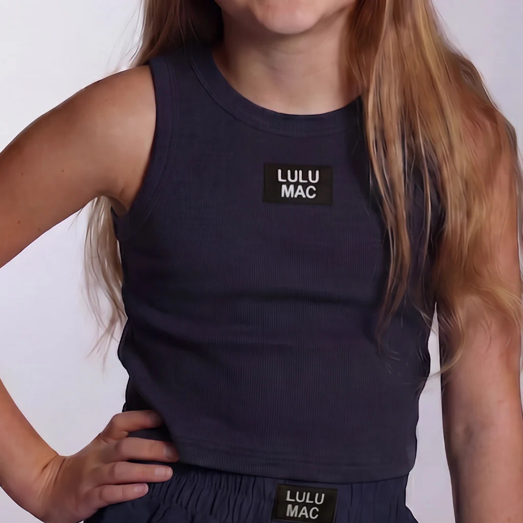 Kids LULU MAC Tank, Navy