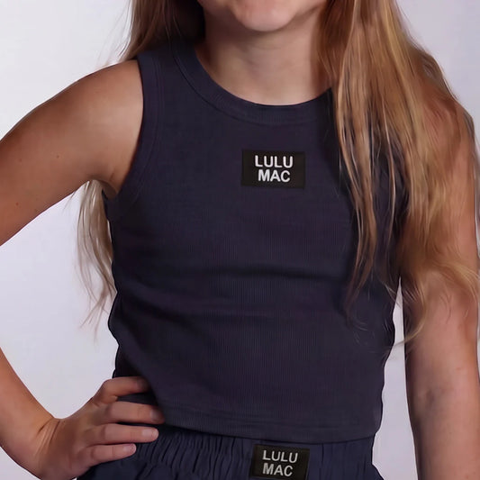Kids LULU MAC Tank, Navy