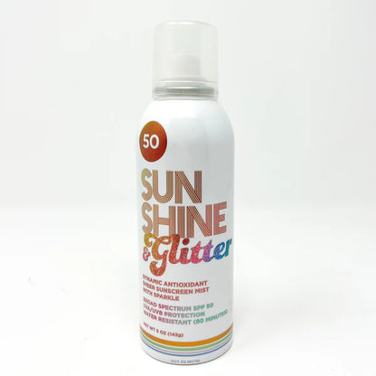 Sunshine & Glitter Shimmer 50 SPF Sport Spray