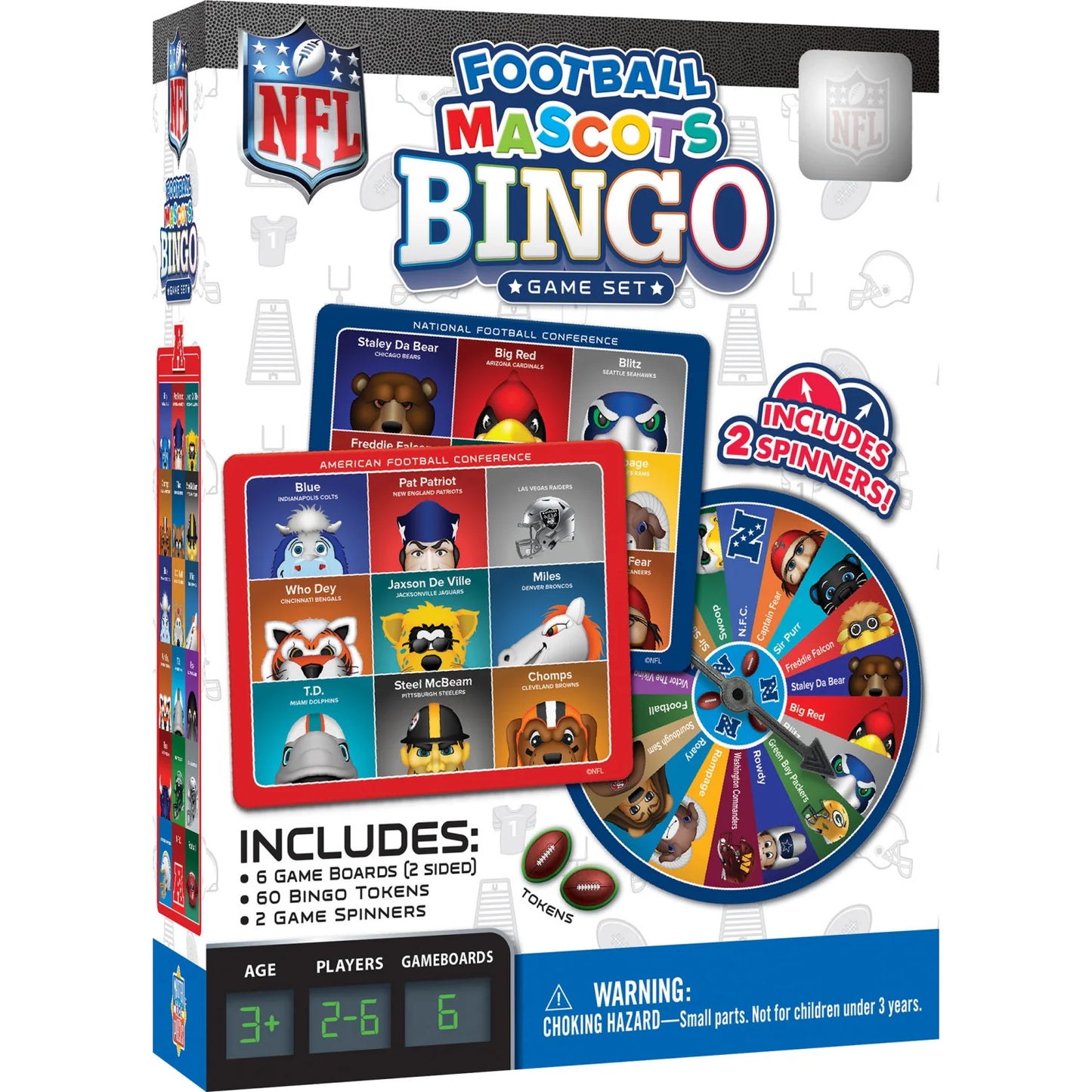 NFL Mascot Bingo