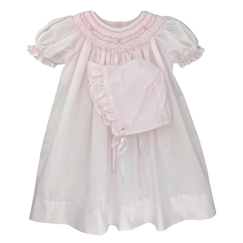Pink Bishop and Bonnet Set