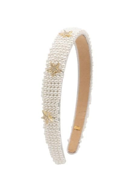 Full Pearl Headband w/Stars