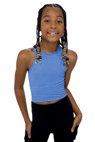 Go To Crop Tank, Periwinkle