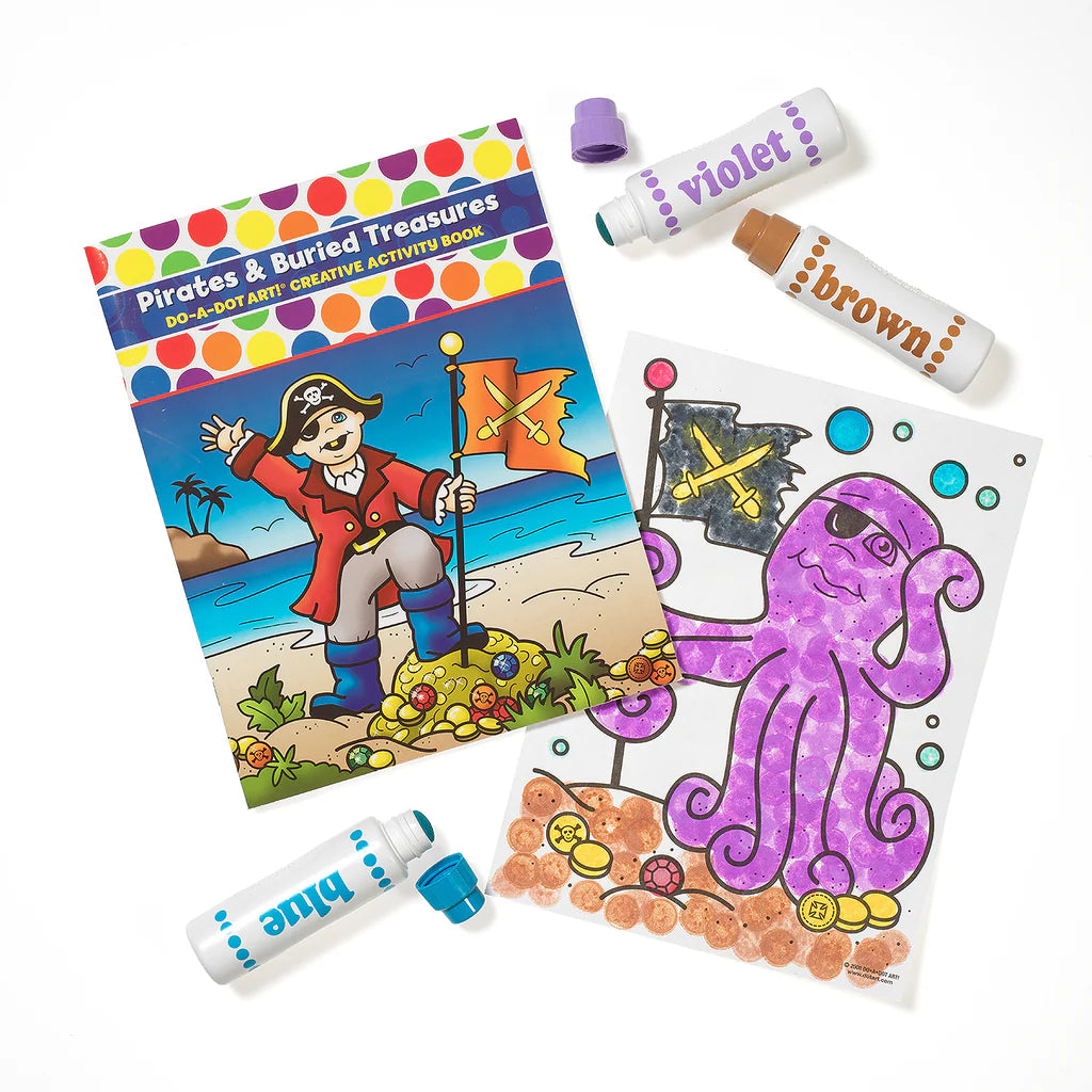 Do A Dot Pirates & Buried Treasure Coloring Book