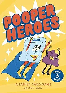 Pooper Heroes Family Card Game