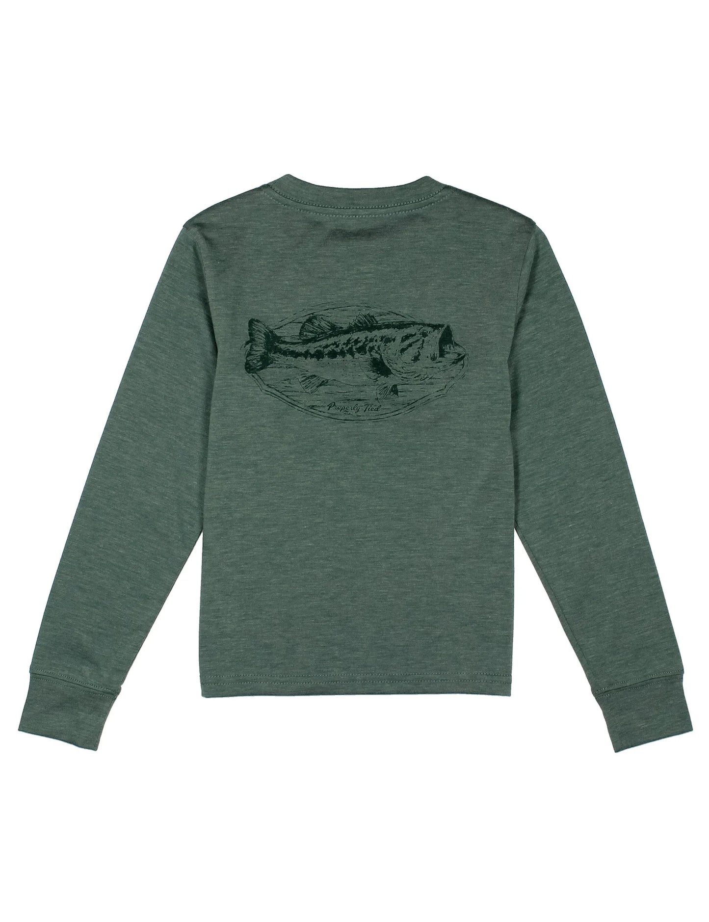 Boys Portland LS Pocket Tee, Bass Mount