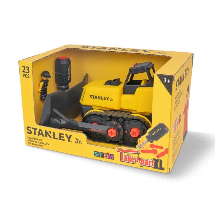 Red Toolbox Stanley Jr. Take Apart Xl Bulldozer Kit