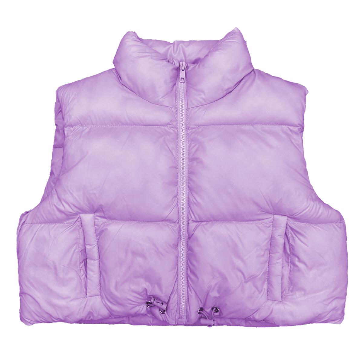 Crop Puffer Vest, (4 colors)