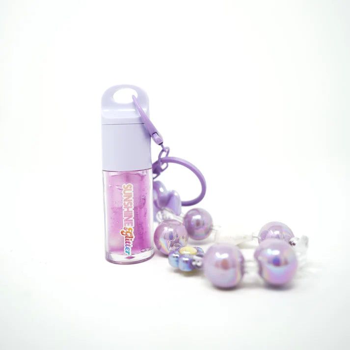 Sparkle Pop Lip Gloss Keychain (3 colors)