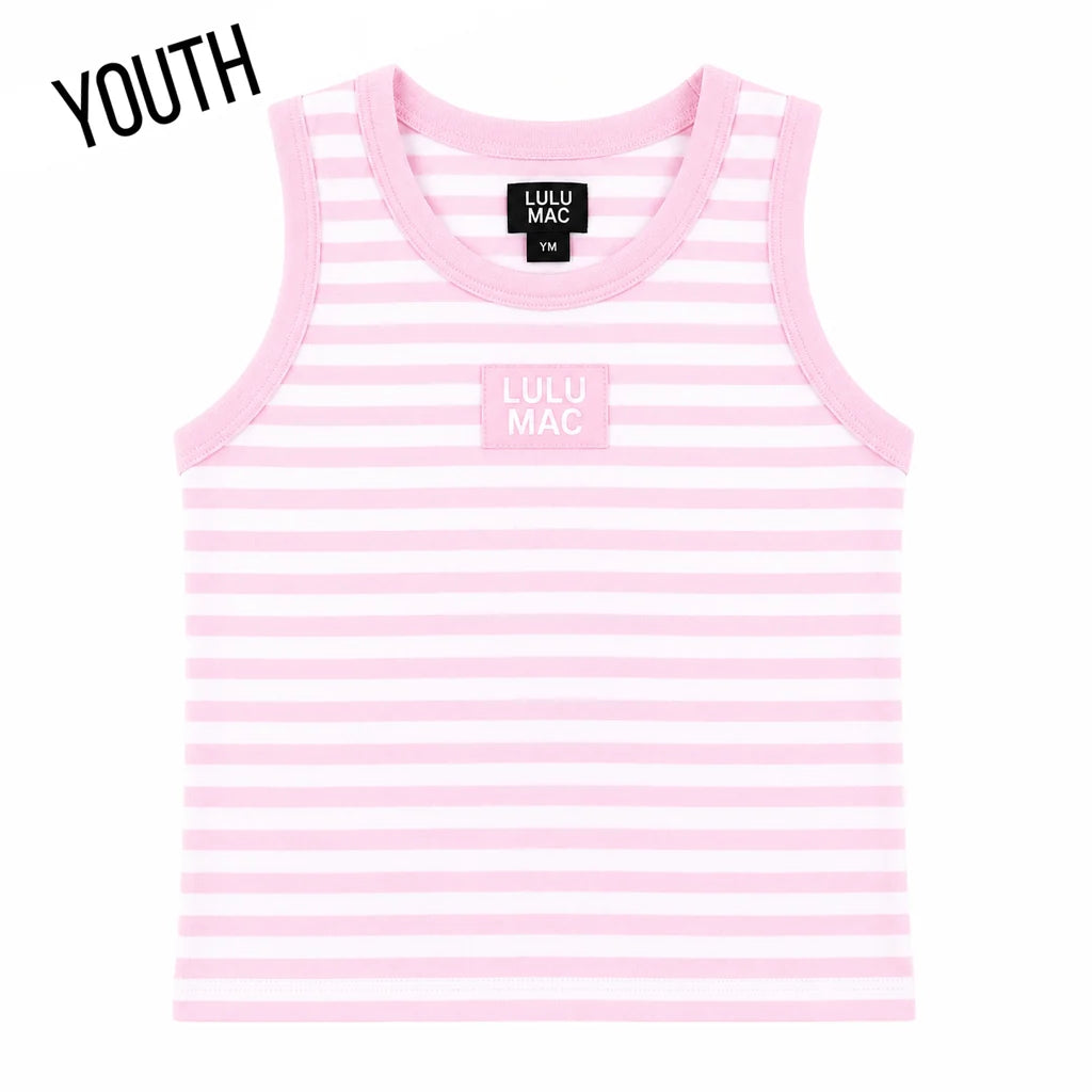 LULU MAC Stripe Tank, Pink