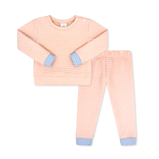 Quilted Sweatsuit, Paris Pink