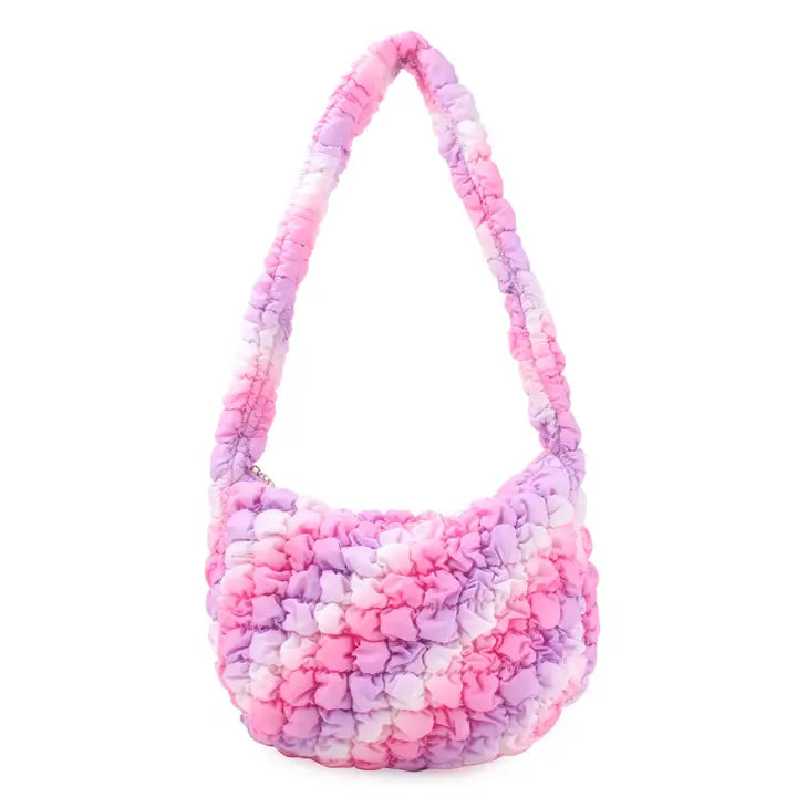 Quilted Scrunchies Hobo Sling Bag