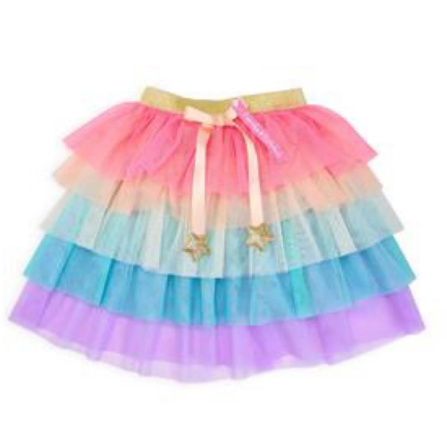 Rainbow Ruffles Tulle Tutu